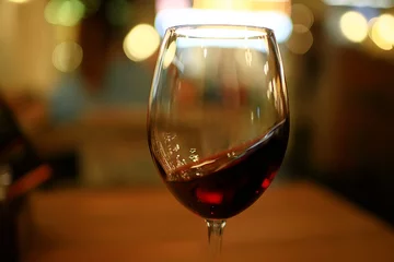 Foto op Plexiglas glass of wine alcohol / wine liquor, a celebration of grapes © kichigin19