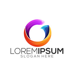 Modern 3d logo - Vector