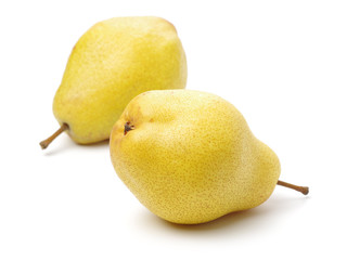 Tasty pear isolated on white background 
