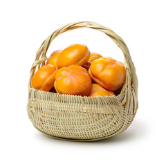 persimmon on a white background 