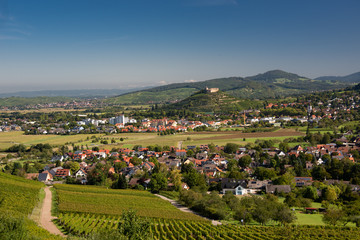 Fototapeta na wymiar Landschaft bei Staufen im Breisgau