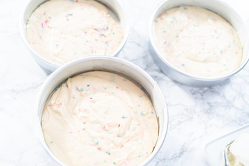 Baking a cake