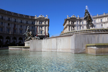 Naklejka premium Piazza della Repubblica, Rome