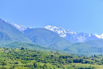 Fototapeta na wymiar Natural Scenery of Shangri-La in Yunnan Province