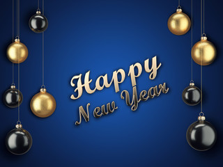 3D Rendering Christmas Card