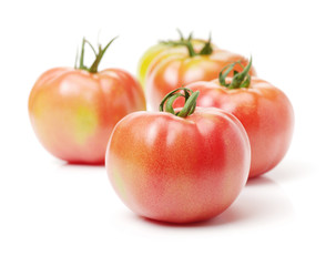 fresh tomato isolated on white background