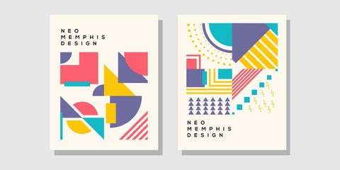 Memphis cover bundle vector