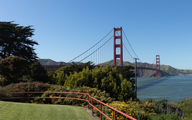 San Francisco, California. Golden Gate Bridge.