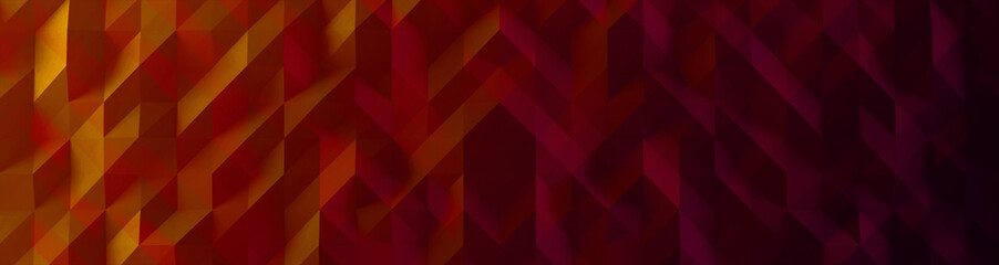 Abstract bright glitter blue background. Minimalistic design, creative concept. Blue,yellow and red diagonal lines & triangles.  Artificial intelligence. 3D illustration.