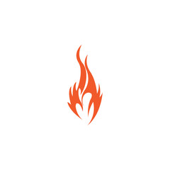 Fire flame vector illustration design template