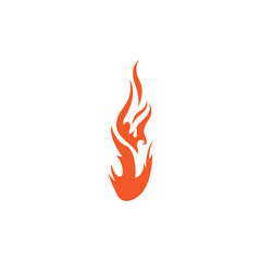 Fire flame vector illustration design template