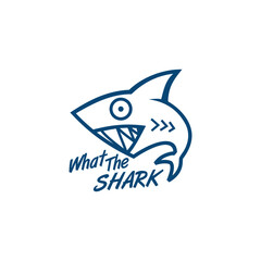 crazy Shark logo designs inspiration
