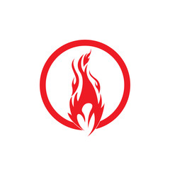 Fire flame vector illustration design template