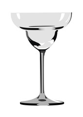 margarita glass realistic vector illustration isolated