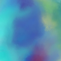 square graphic format abstract steel blue, medium turquoise and light slate gray colored diffuse painted background. can be used as texture, background element or wallpaper