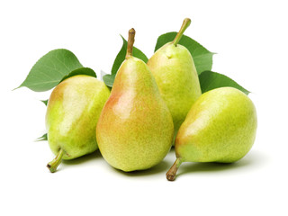 Pear isolated on the white background