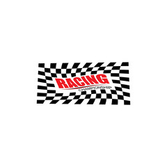 Race flag icon design