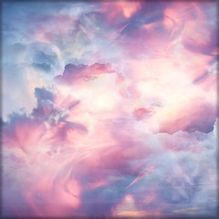 heavenly clouds background / abstract beautiful background of bright clouds in the sky