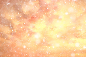 snow sky clouds background abstract / beautiful landscape in the clouds, abstract snowflakes