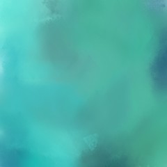 square graphic format abstract diffuse texture background with cadet blue, medium turquoise and teal blue color. can be used as texture, background element or wallpaper