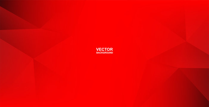 Abstract .Modern Background. Red Polygon Background. Vector.