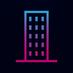 Building nolan icon. Simple thin line, outline vector of building icons for ui and ux, website or mobile application