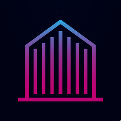 Building nolan icon. Simple thin line, outline vector of building icons for ui and ux, website or mobile application