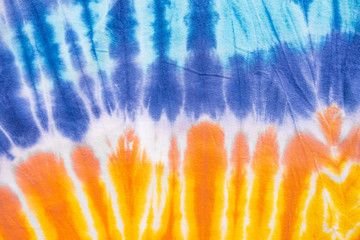 seamless colorful of tie dye fabric pattern background