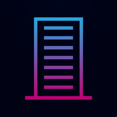 Building nolan icon. Simple thin line, outline vector of building icons for ui and ux, website or mobile application