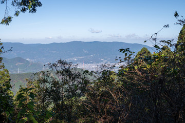 高野山 秋の紅葉 女人道巡り 弁天岳より