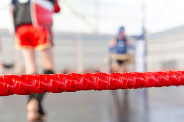 Thai boxing ring rope © emmapeel34