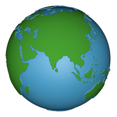 Planeta tierra asia