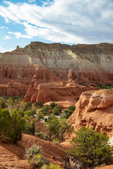 A view of Kodachrome Basin State Park from above on the Angel's Palace Trail