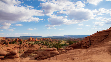 A view of Kodachrome Basin State Park from above on the Angel's Palace Trail