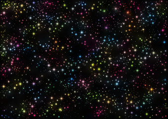 カラフルな輝きの背景