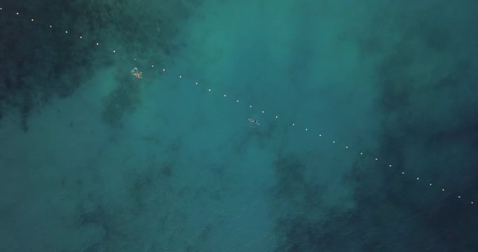 Aerial Drone View of Livadhi Beach in Albania