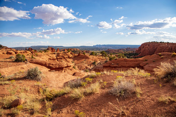 A view of Kodachrome Basin State Park from above on the Angel's Palace Trail