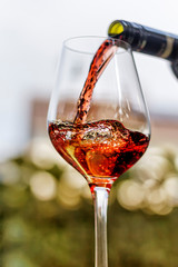 Ein Glas Rotwein