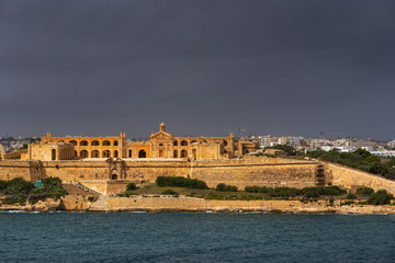 Fototapeta na wymiar Fort Manoel on Manoel Island in Malta