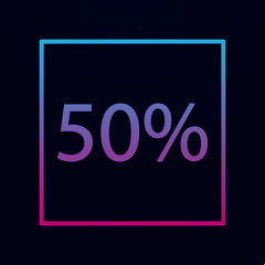 Data percentage nolan icon. Simple thin line, outline vector of online and web icons for ui and ux, website or mobile application