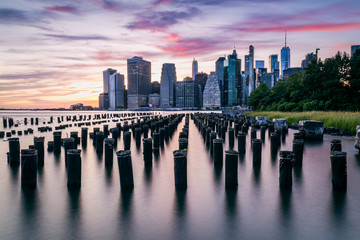 New York city sunset
