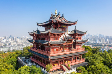 Obraz premium chenghuang temple in hangzhou china