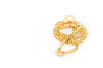 gold jewelry isolated background © nutta