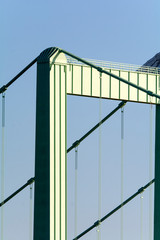 Fototapeta premium Pylon der Rhodenkirchener Brücke in Köln 
