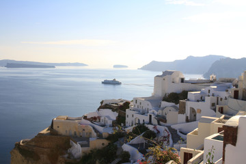 A view from the always picturesque Santorini