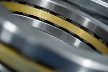 industrial background - bearing closeup