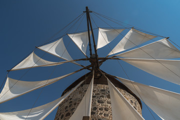 traditional windmill, Kos island , Greece