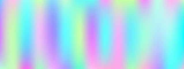 Holographic Gradient Vector Background. Fluorescent Gradient Overlay  - obrazy, fototapety, plakaty