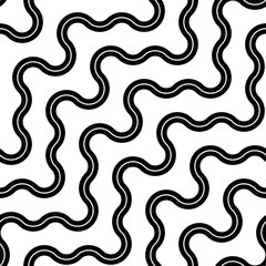 Design seamless waving pattern