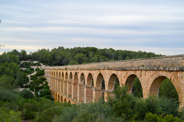 Fototapeta premium Aqüeducte de les Ferreres. Pont del Diablo. Terragona Spain